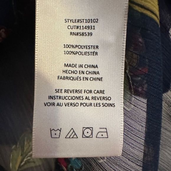 KuT From the Kloth Long Sleeve Sheer Blouse. Size medium. - Picture 8 of 8